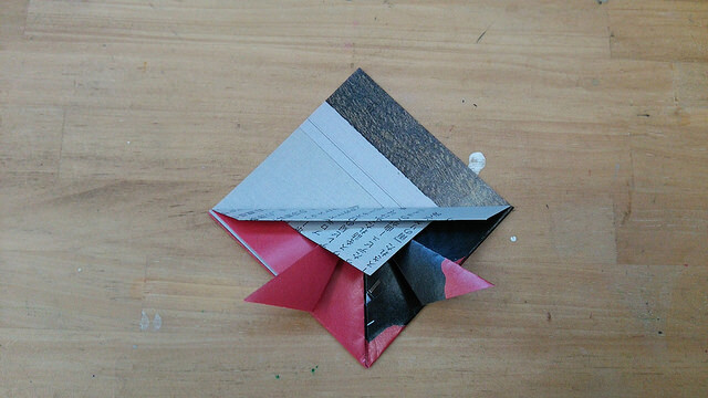 折り紙、かぶと、しおり